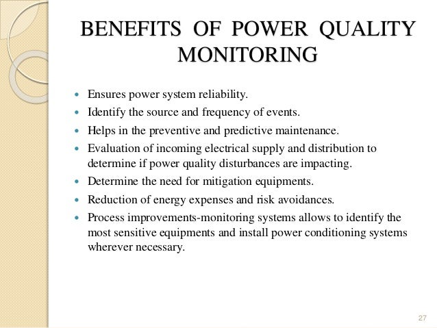 Distribution Reliability and Power Quality